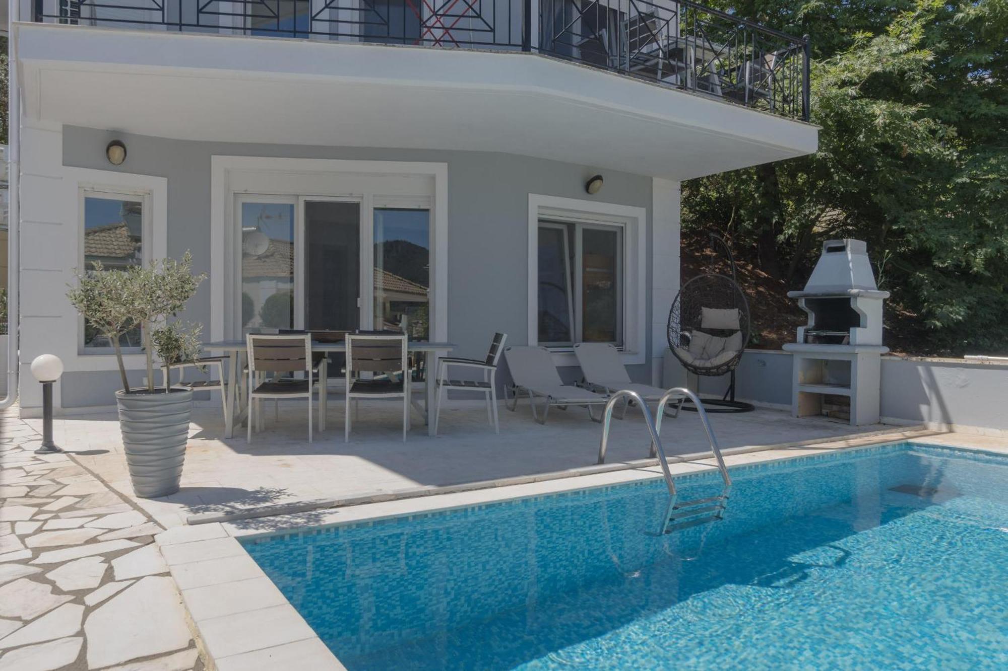 Diamanti Villa, Pool & Barbecue Skala Potamia  Eksteriør billede